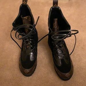 Women’s Louis Vuitton combat boots
